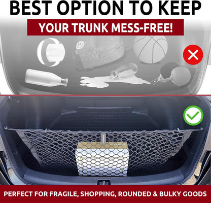 Envelope Style Trunk Cargo Net for Toyota Corolla 2000-2024