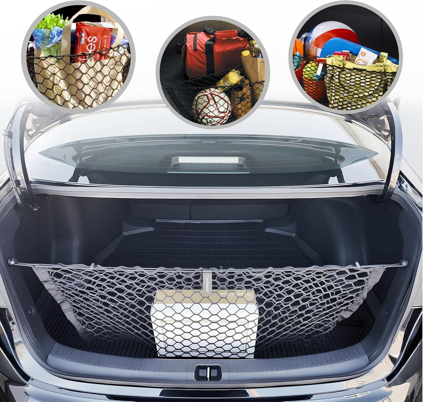 Envelope Style Trunk Cargo Net for Toyota Corolla 2000-2024