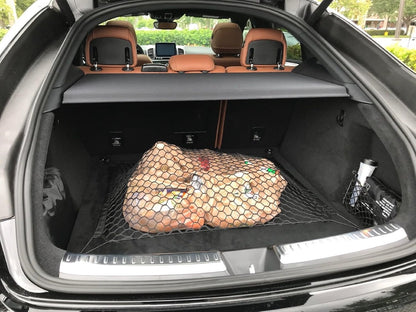 Floor Style Elastic Trunk Cargo Net for Mercedes-Benz GLE450 AMG Coupe GLE43 AMG Coupe 2016 - 2019