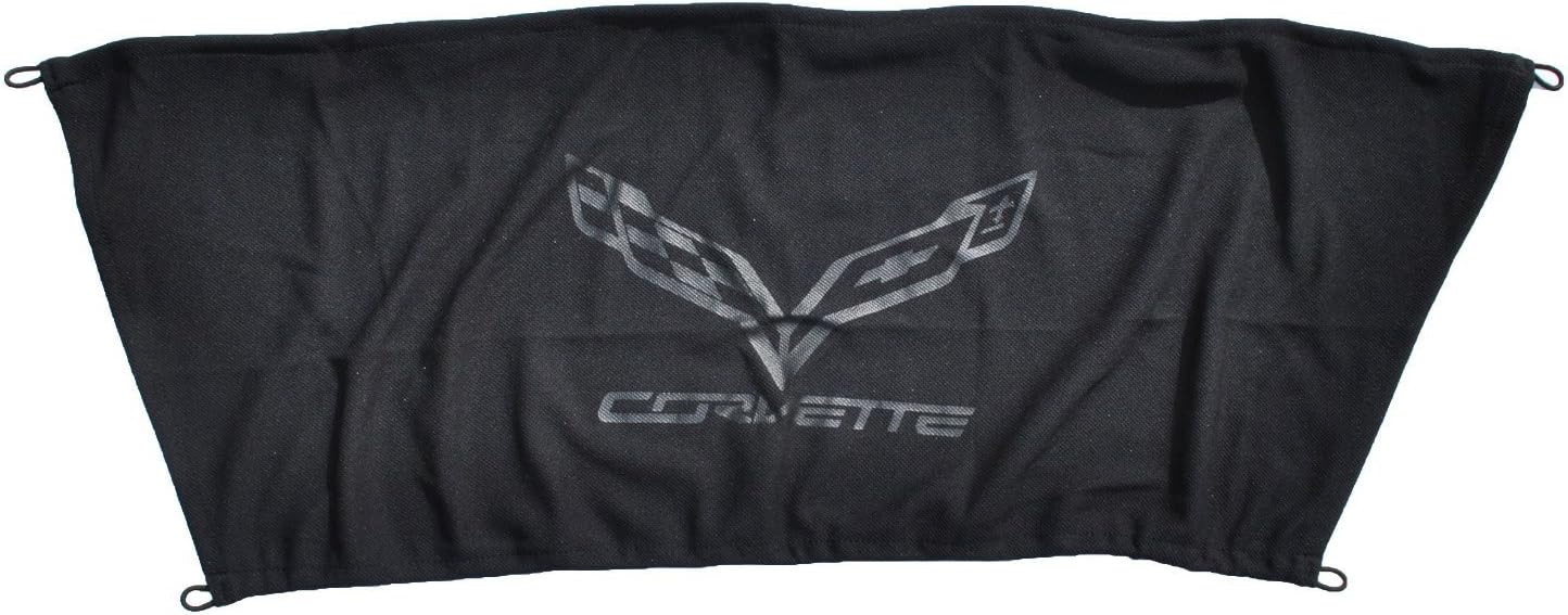 Trunk Security Upper Cargo Shade Cover For CORVETTE C7 2014 - 2019 (Upper with Corvette Embelm & Writting)