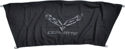 Trunk Security Upper Cargo Shade Cover For CORVETTE C7 2014 - 2019 (Lower Upper with Corvette Embelm & Writting)