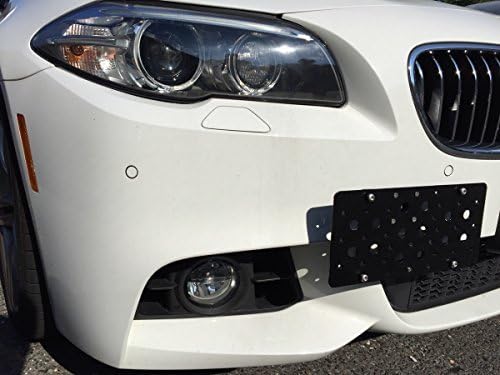 Front Bumper Tow Hook License Plate Mount Bracket for BMW 2 Series F22 2014 2015 2016 3 Series F30 Sedan F31 2012 + 4 Series F32 F33 F36 2014 + 5 Series F10 F11 F07 2011 + X1 E84 2013 + F25 X3 2011 + Z4 2009 + i3 2014