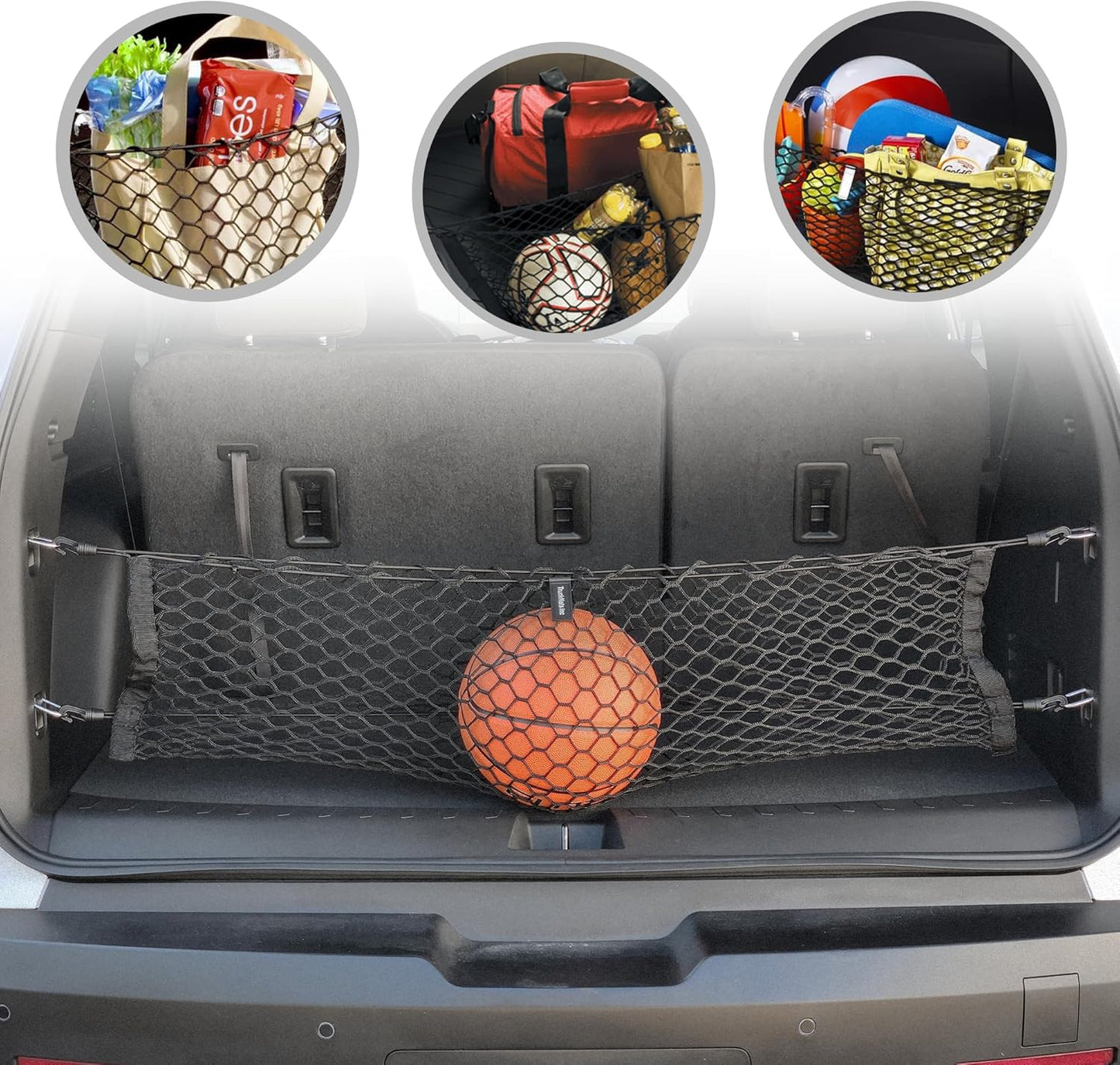 Envelope Style Trunk Cargo Net for Chevrolet Traverse 2009 - 2017