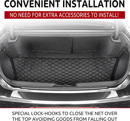 Envelope Style Trunk Cargo Net for Dodge Charger 2011-2023