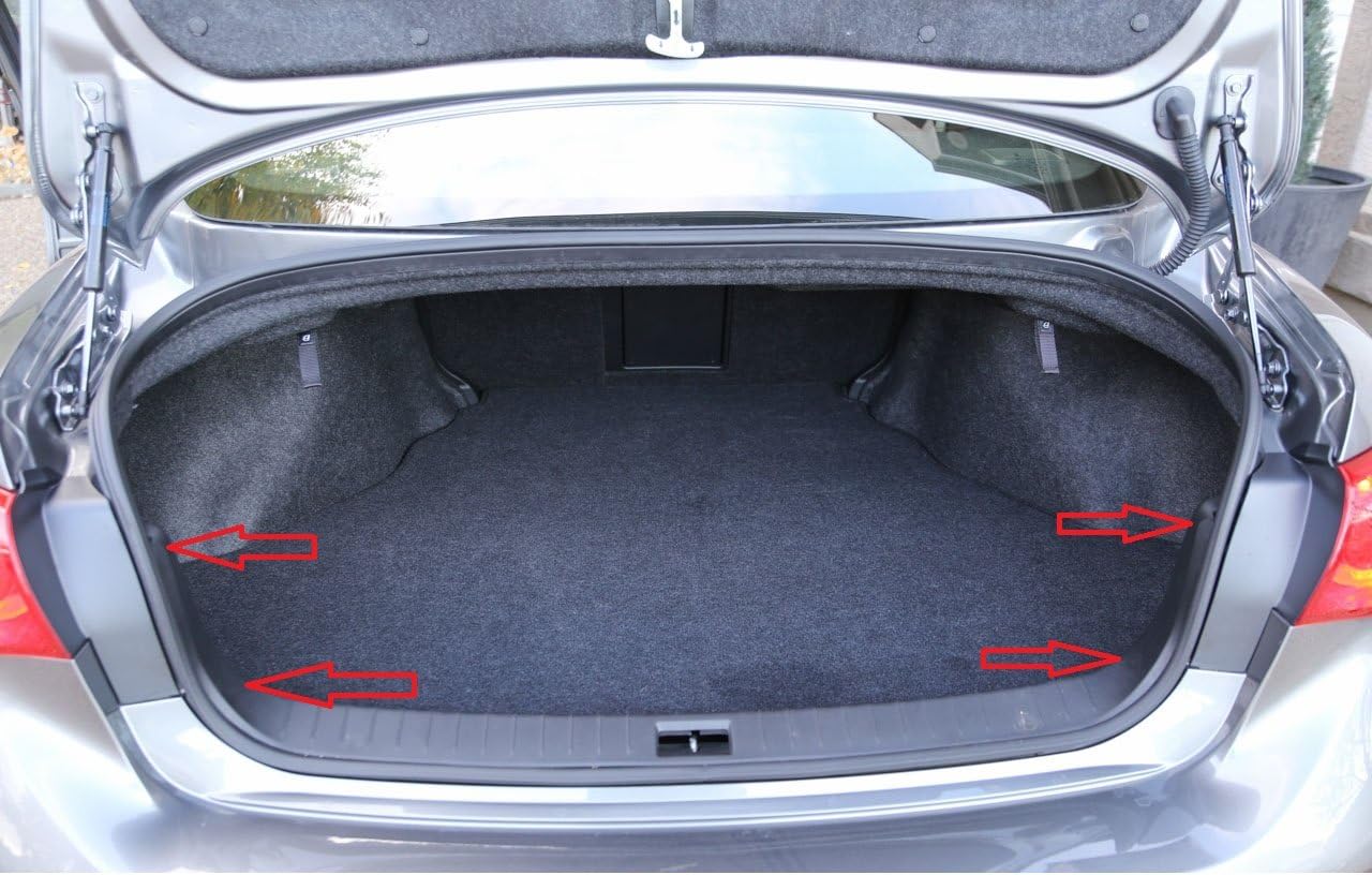 Envelope Style Trunk Cargo Net for Infiniti Q50 2014-2024