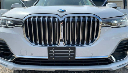 Front Bumper License Plate Bracket for BMW X7 2019-2024