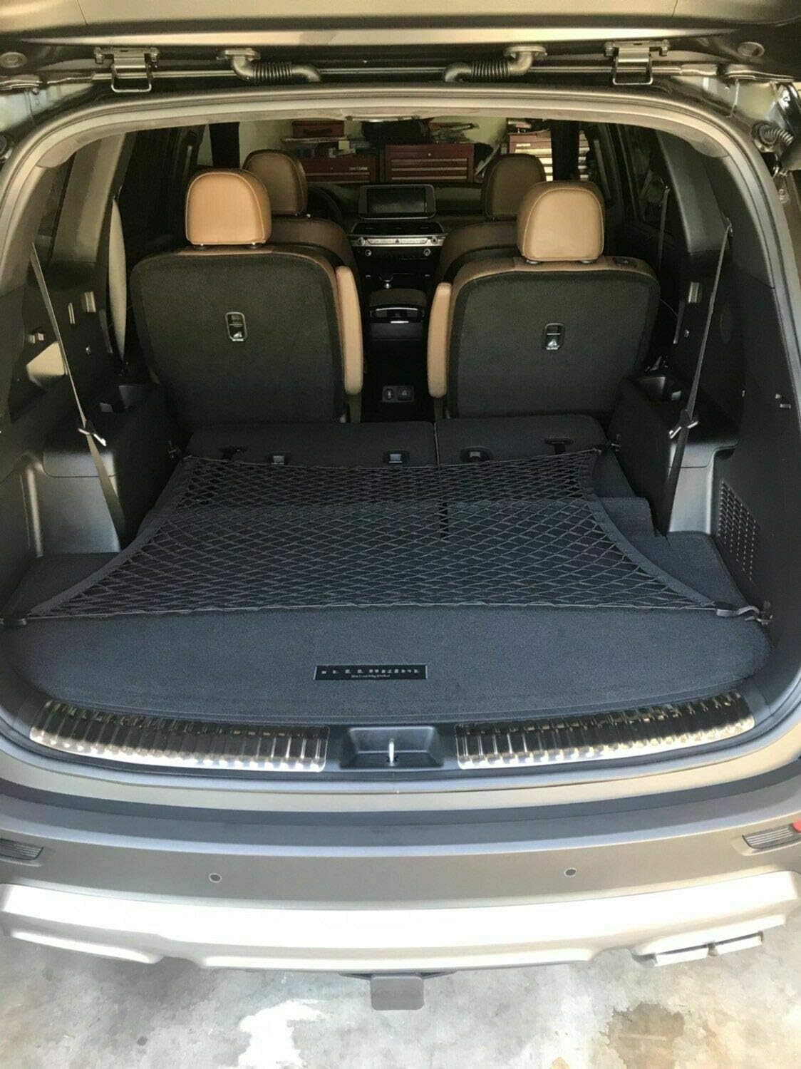 Floor Style Elastic Trunk Cargo Net for Hyundai Palisade 2020-2024