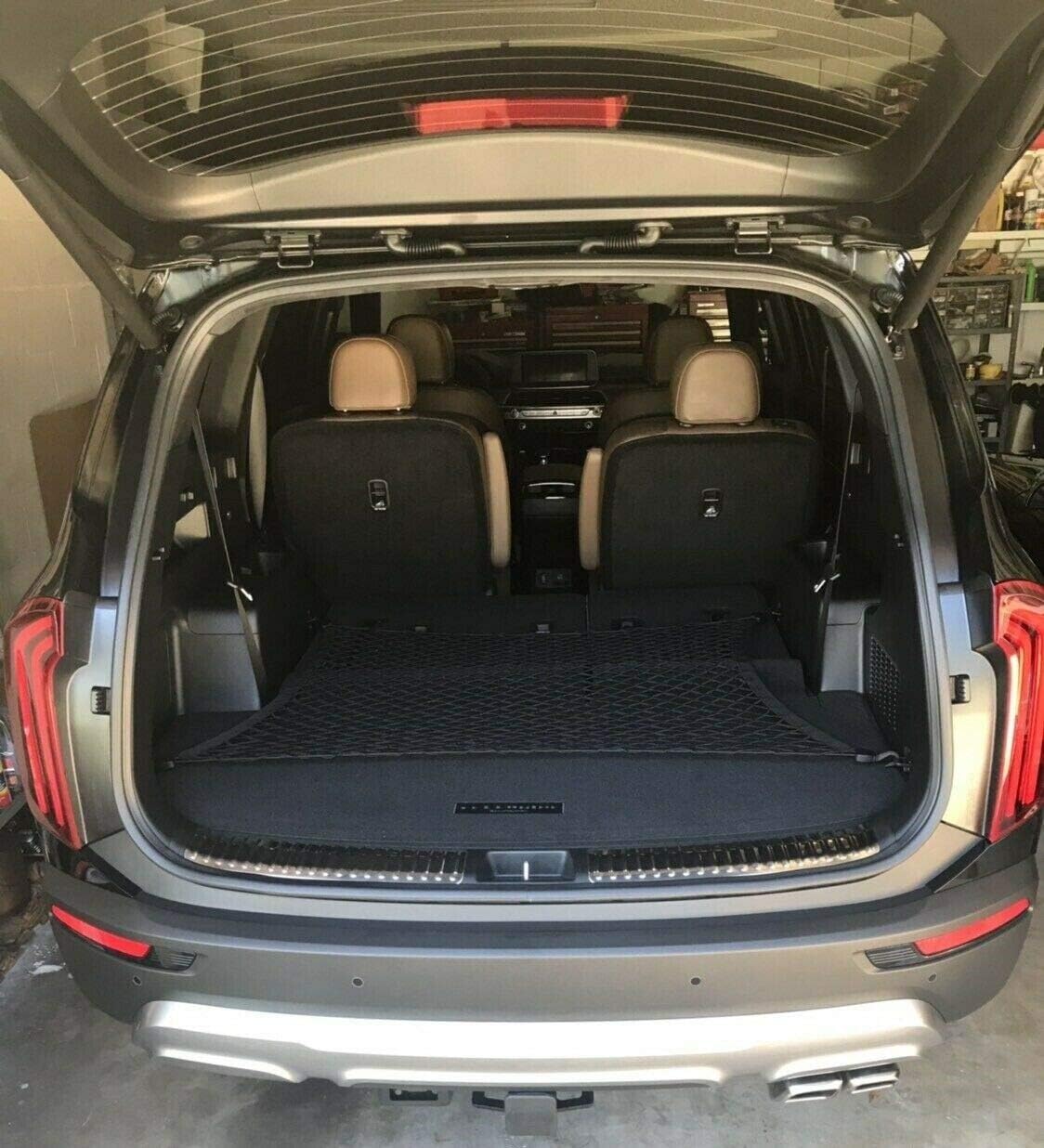 Floor Style Elastic Trunk Cargo Net for KIA Telluride 2020-2025