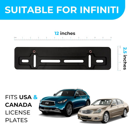 Front Bumper License Plate Bracket for Infiniti