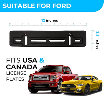 Front Bumper License Plate Bracket for Ford