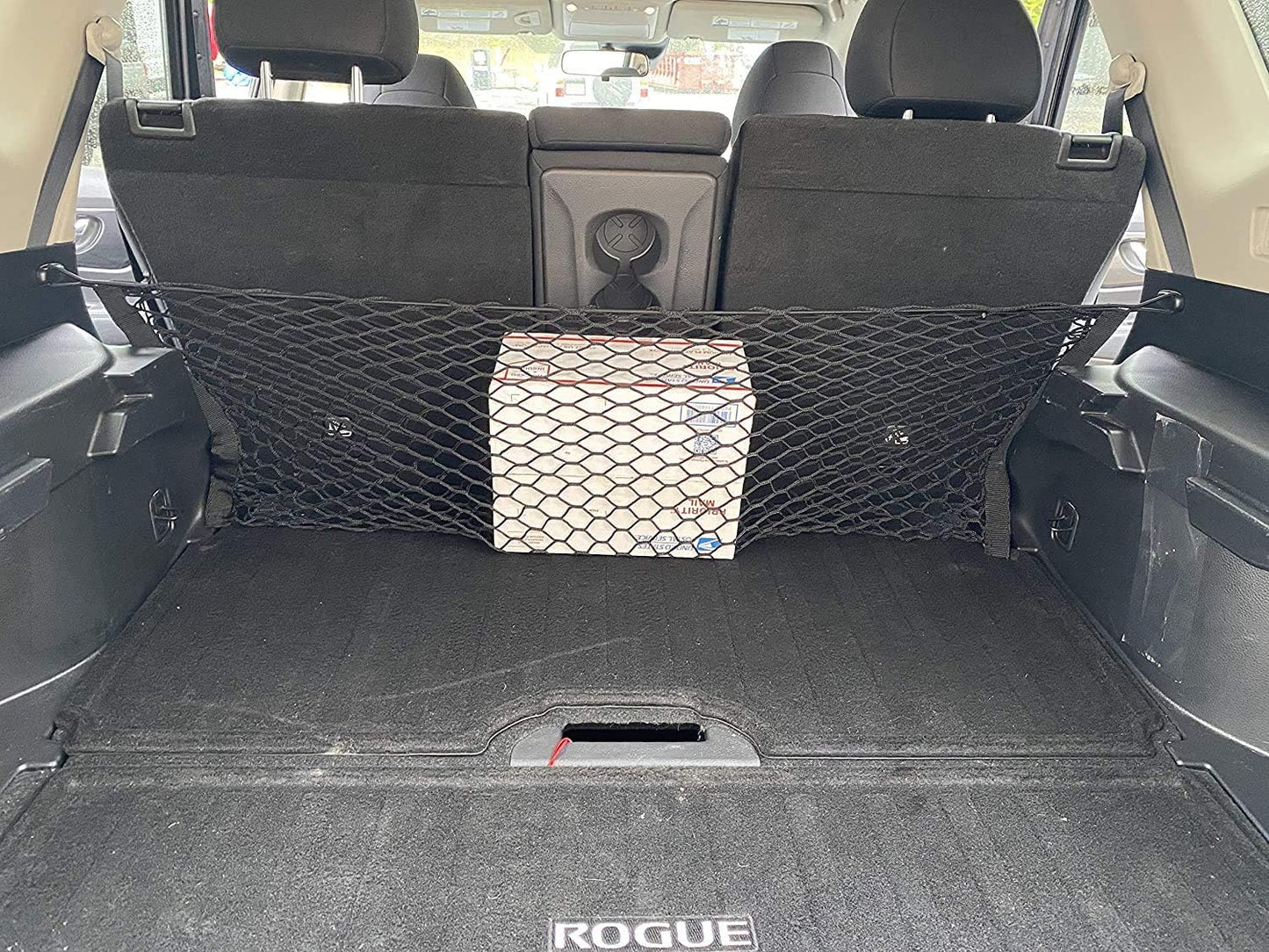 Envelope Style Trunk Cargo Net for Nissan Rogue S SV SL Platinum 2014-2020