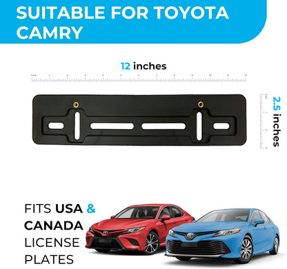 Front Bumper License Plate Bracket for Toyota Camry 2018-2024 ]