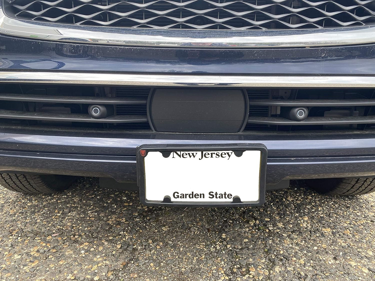 A NASA-Like Rubber Heavy Duty Front License Plate Frame Tag Holder Guard Bumper for Infiniti