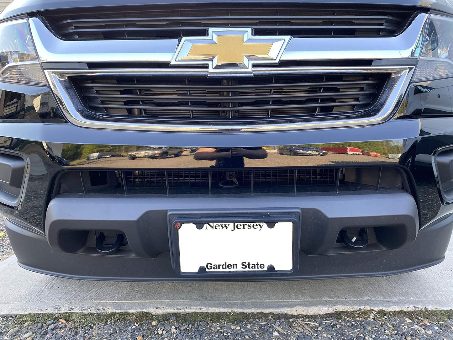 A NASA-Like Rubber Heavy Duty Front License Plate Frame Tag Holder Guard Bumper for Chevrolet