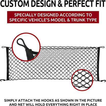 Envelope Style Trunk Cargo Net for Honda Pilot 2016-2022