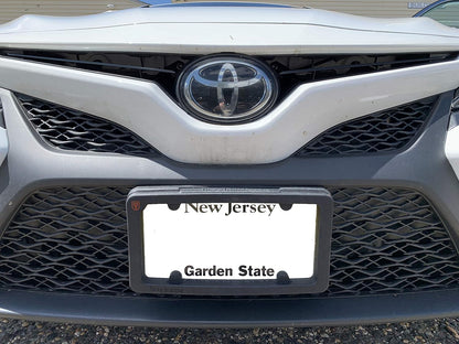 A NASA-Like Rubber Heavy Duty Front License Plate Frame Tag Holder Guard Bumper for Toyota