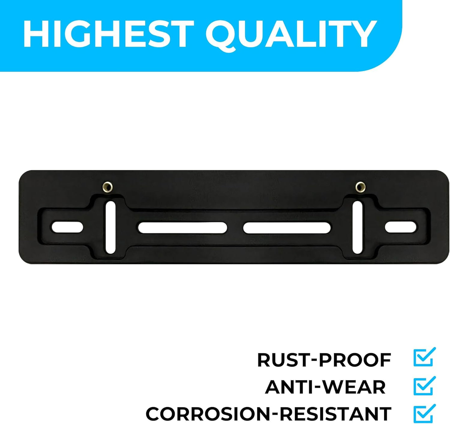 Front Bumper License Plate Bracket for Jeep