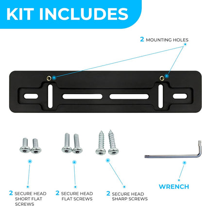 Front Bumper License Plate Bracket for Jeep