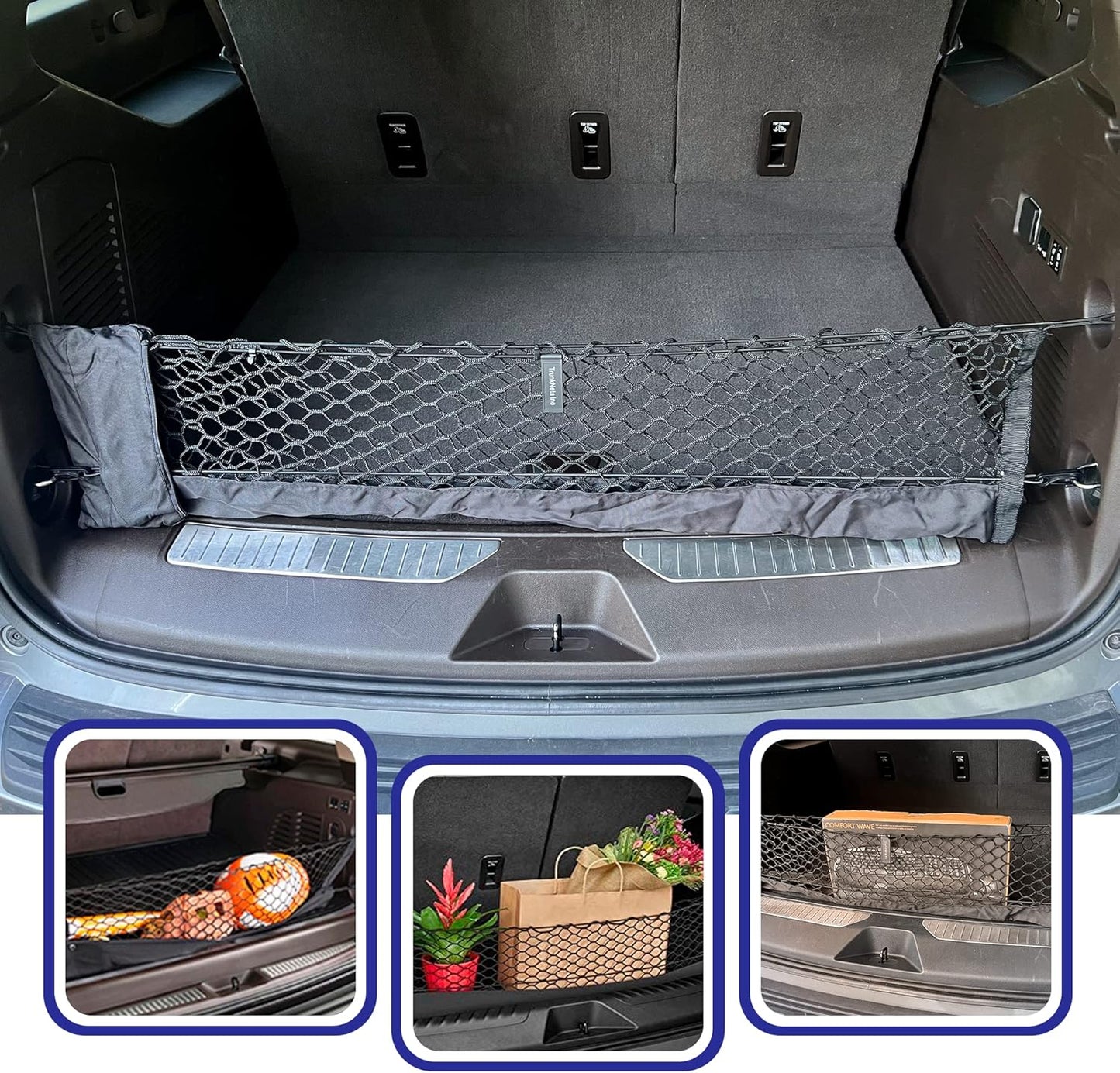 Envelope Style Trunk Cargo Net for GMC Yukon SLE SLT AT4 Denali 2021-2024