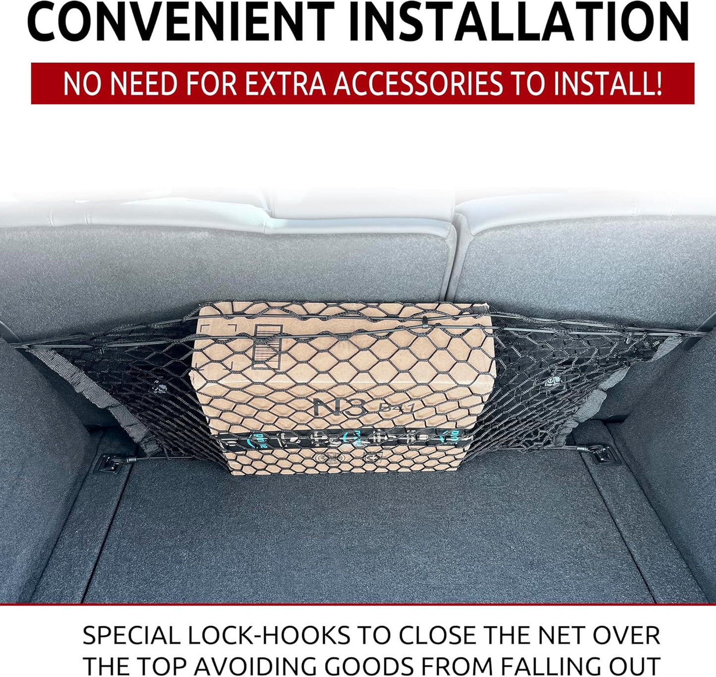 Envelope Style Trunk Cargo Net for Acura RDX 2019-2024