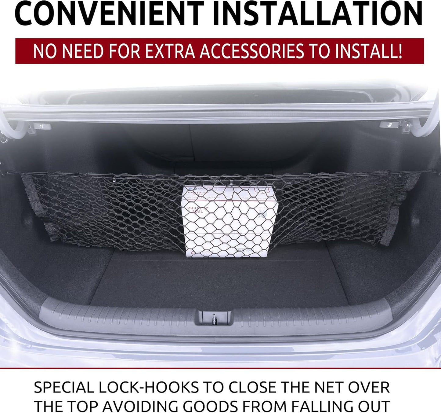 Envelope Style Trunk Cargo Net for Honda Accord 2023-2024