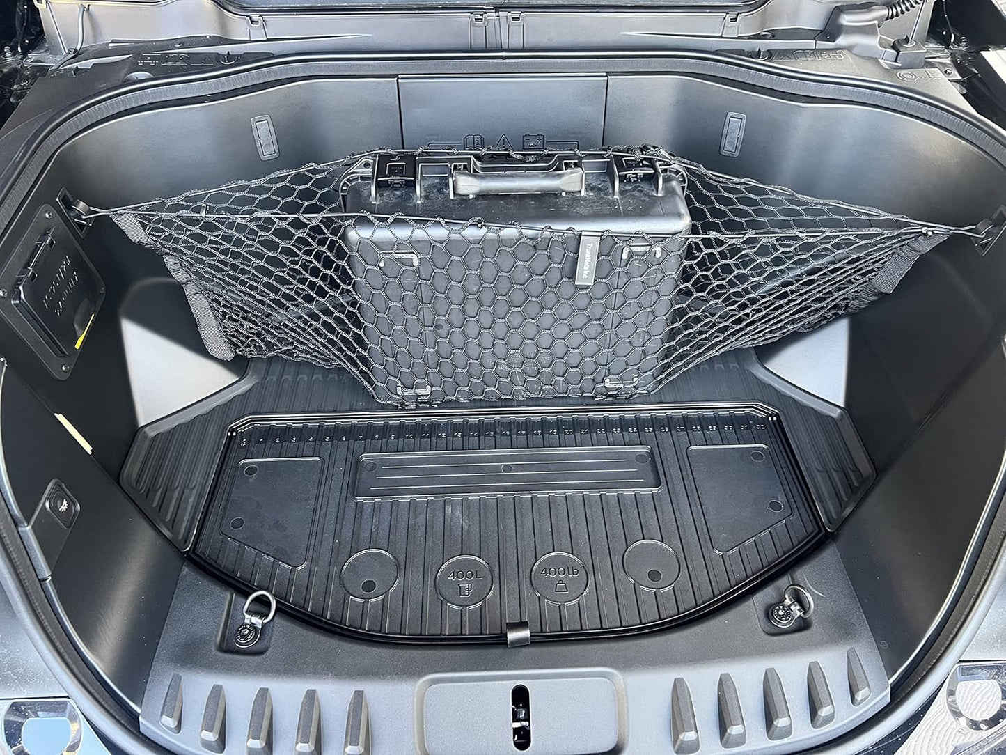 Envelope Style Trunk Cargo Net for Ford F 150 Lightning Pro XLT Lariat 2022-2024