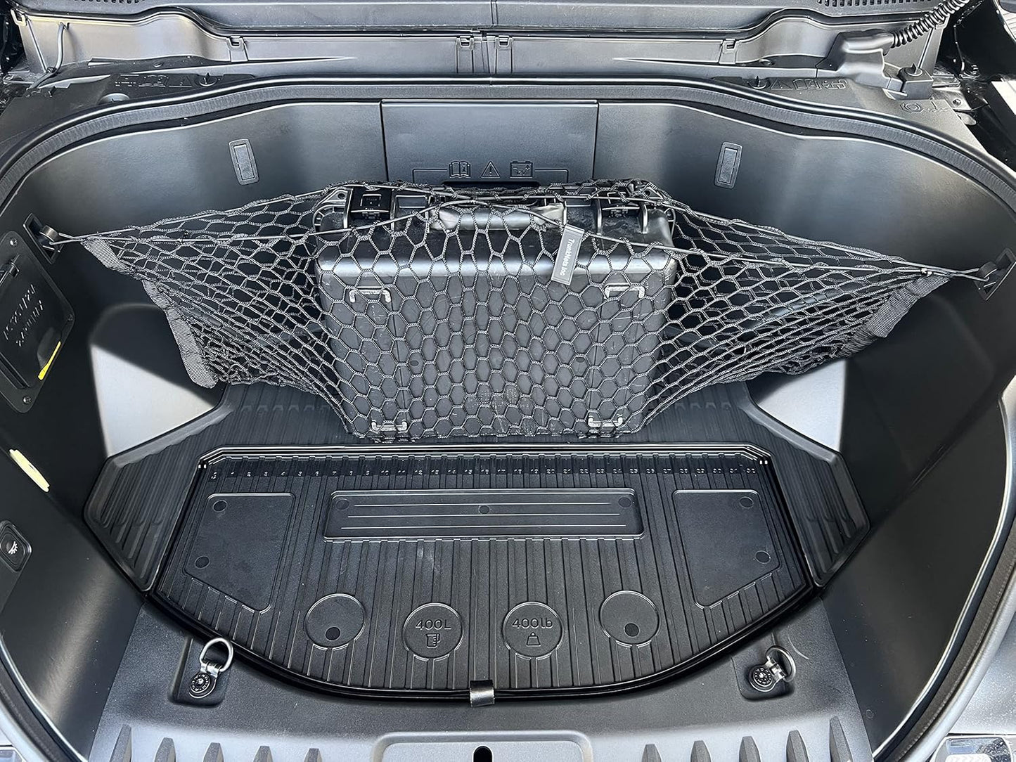 Envelope Style Trunk Cargo Net for Ford F 150 Lightning Pro XLT Lariat 2022-2024