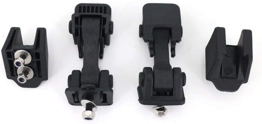 Trunknets Inc Left Right Side Hood Latch Catch & Bracket Pair for Jeep Wrangler 1997 98 99 00 01 02 03 04 05 2006 New